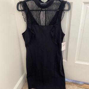 NWT black lace dress